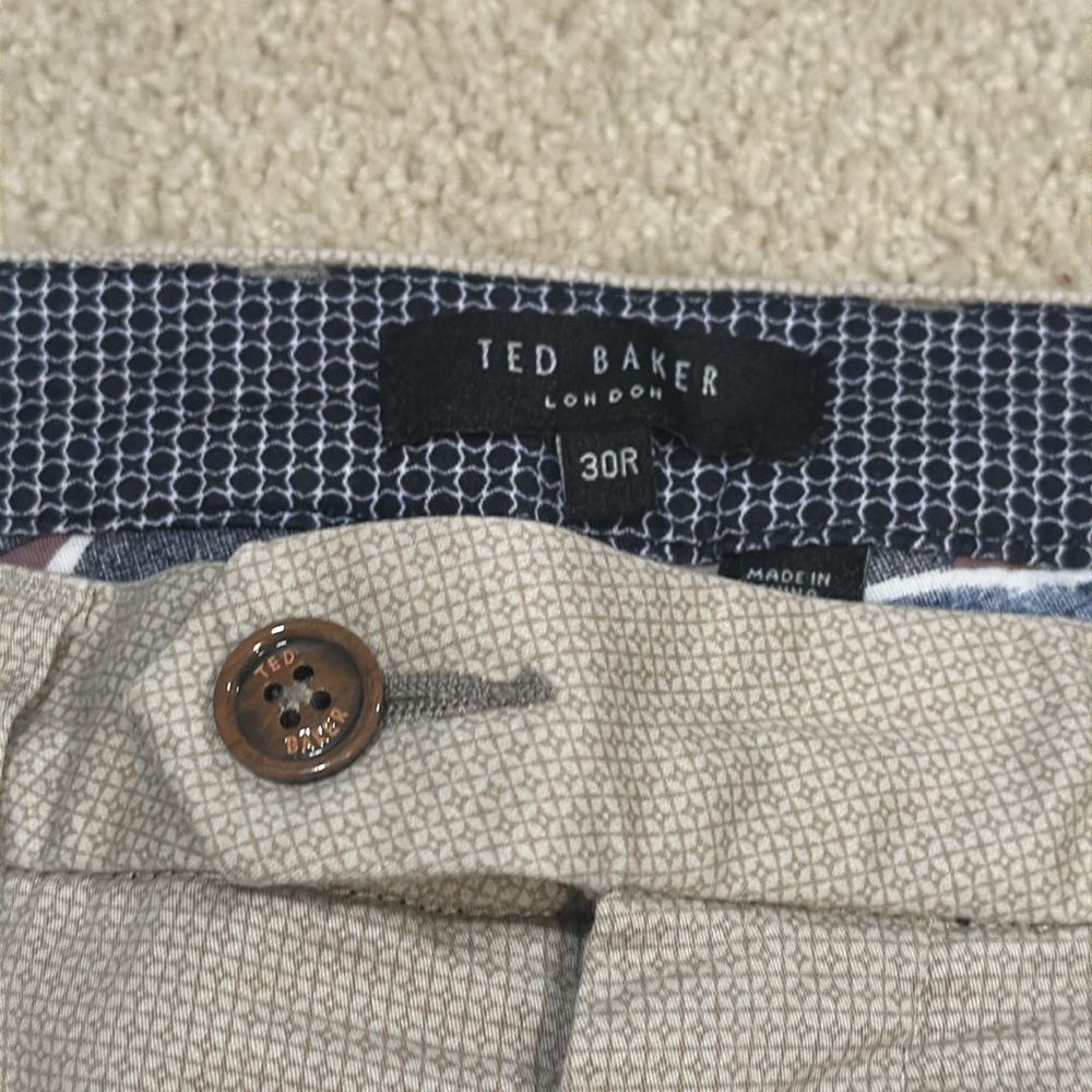 Ted Baker London Khaki Shorts - Picture 4 of 5